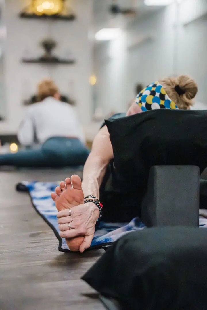 Students practicing together at Vitara Hot Yoga