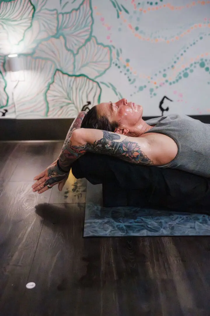 Behind the scenes class energy at Vitara Hot Yoga