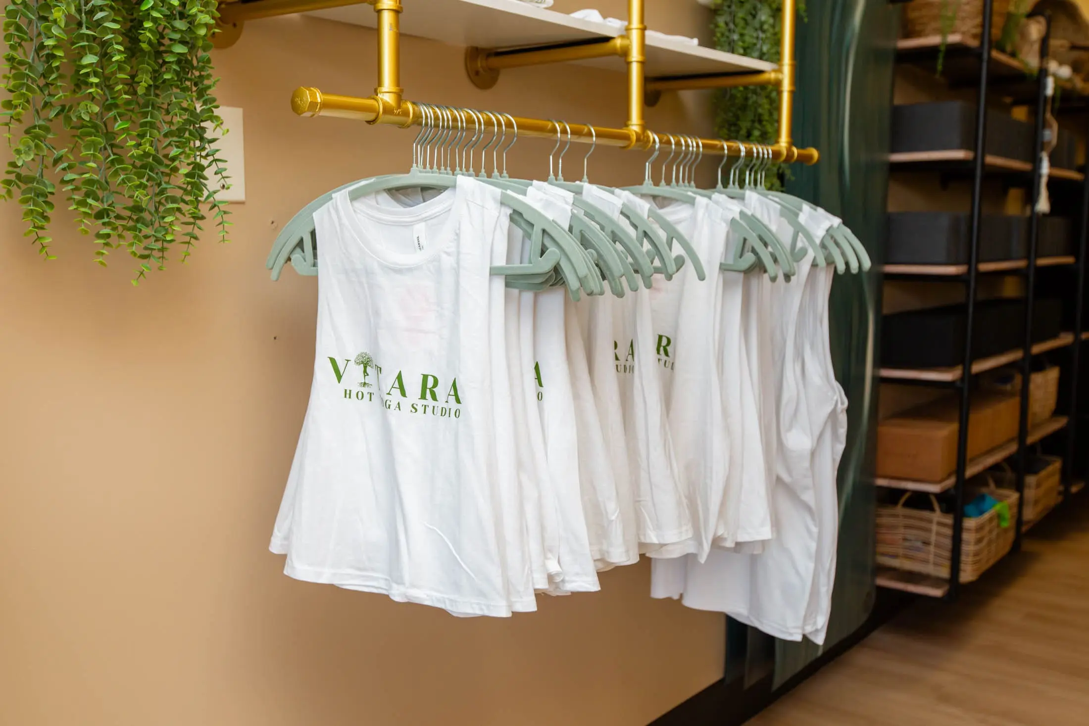 Clean studio room at Vitara Hot Yoga in Seabrook New Hampshire